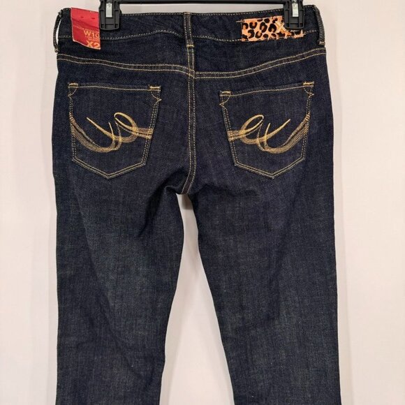 Express X2 Womens Stella Regular Skinny Low Rise Denim Jeans size 10 New - Picture 14 of 16